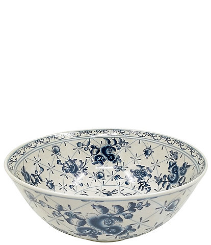 Winward Rose Trellis Print Porcelain Decorative Bowl