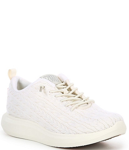 Woolloomooloo Burnie Cable Knit Sneakers