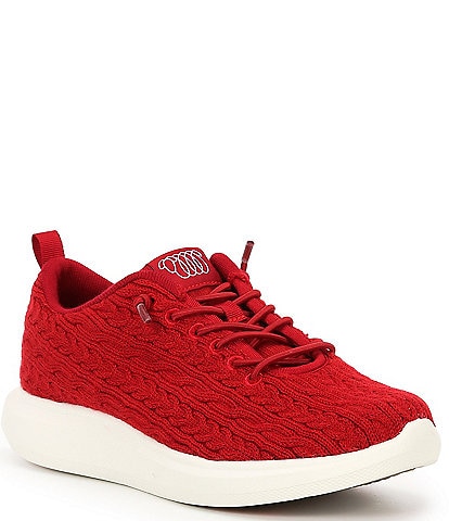 Woolloomooloo Burnie Cable Knit Sneakers