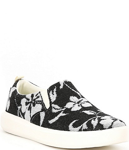 Woolloomooloo Byron Floral Wool Slip-On Sneakers