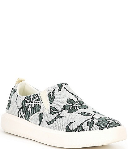 Woolloomooloo Byron Floral Wool Slip-On Sneakers