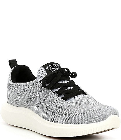 Woolloomooloo Eden Knitted Contrast Lace-Up Sneakers