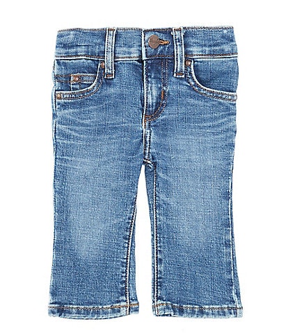 Wrangler® Baby Girls Newborn-24 Months Kate Pink Pocket Bootcut Denim Jeans