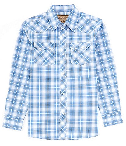 Boys 8-20 Minnesota Vikings Sideline Plaid Shirt