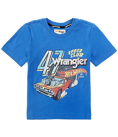 Wrangler® x Hot Wheels™ Big Boys 8-20 Short-Sleeve Speed Club T-Shirt