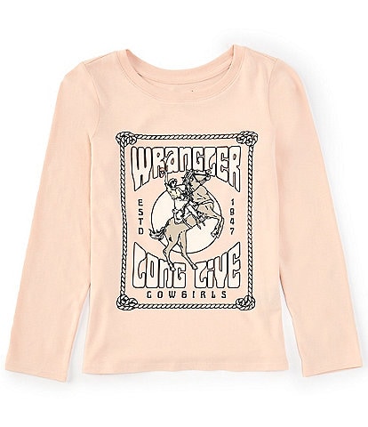 Wrangler® Big Girls 7-16 Long Live Cowgirls Graphic T-Shirt