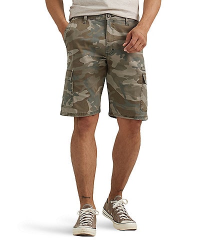 Wrangler® Regular-Fit Mid-Rise 10.75#double; Inseam Denim Shorts