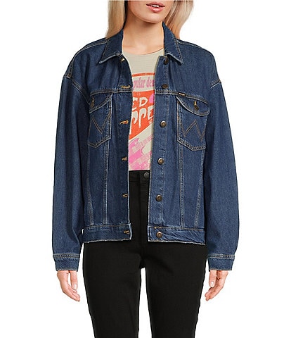 Dillards women's denim jackets best sale