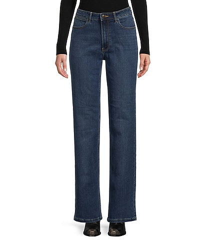 Wrangler® High Rise Straight Leg Jeans