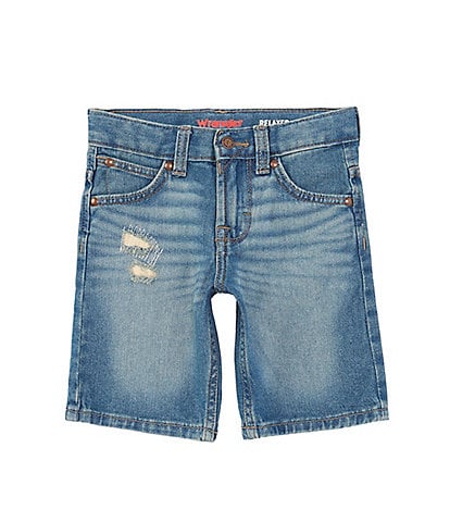 Wrangler® Little Boys 4T-7 Kabel Five-Pocket Relaxed-Fit Denim Shorts