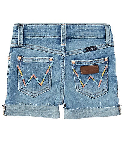 Wrangler® Little Girls 4-6X Blaine Denim Shorts