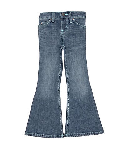 Wrangler® Little Girls 4-6X Juliet Flare-Leg Denim Jeans