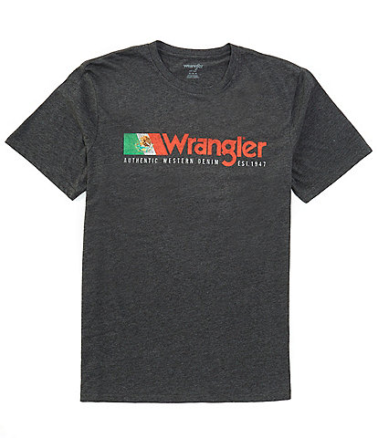 Wrangler® Logo Mexico Short Sleeve Graphic T-Shirt