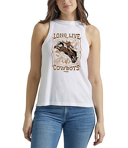 Wrangler® Long Live Cowboys Graphic Tank Top