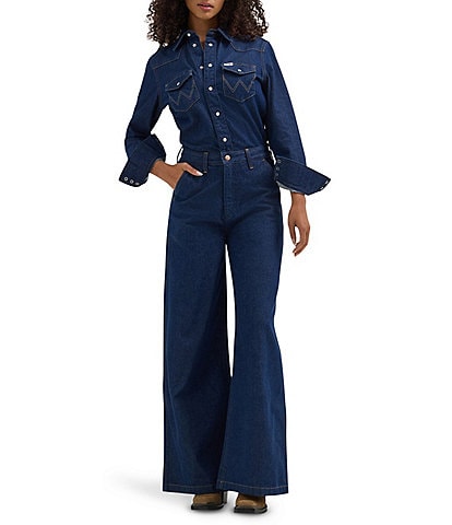 Dillards blue jumpsuit online