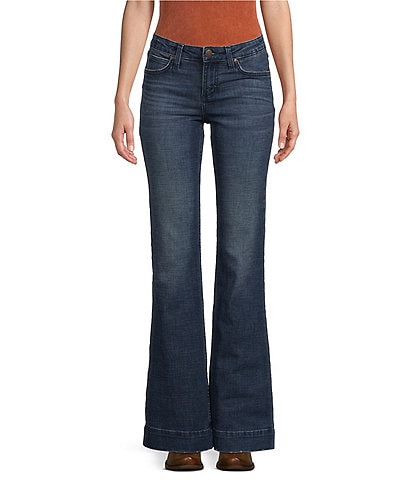 Wrangler® Mae Mid Rise Trouser Stretch Jeans