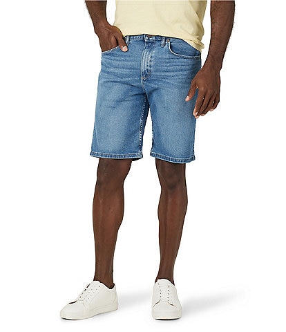 Wrangler® Regular-Fit Mid-Rise 10.75" Inseam Denim Shorts