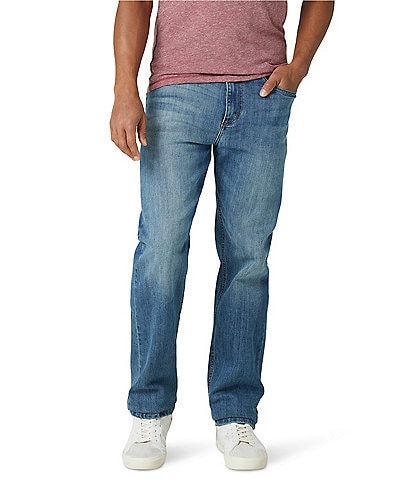 Wrangler® Regular Fit Straight Leg Denim Jeans