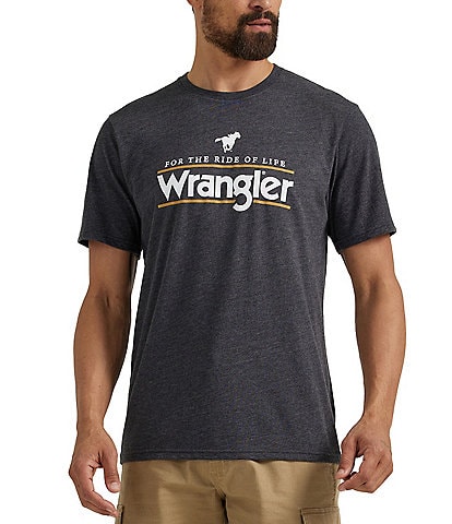 Wrangler® Short Sleeve Wrangler Logo Graphic T-Shirt
