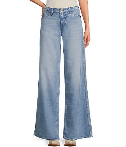 Wrangler World Wide 661 High Rise Wide Leg Crysal Ice 112315582 - Free  Shipping at Largo Drive