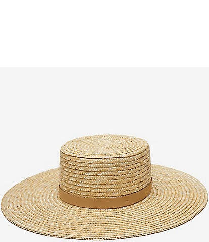 Wyeth Beverly Straw Boater Hat