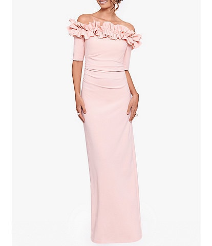 New Cap Sleeve Pink Beading Bridesmaid Dress Formal Prom Evening Dress size 6-18 