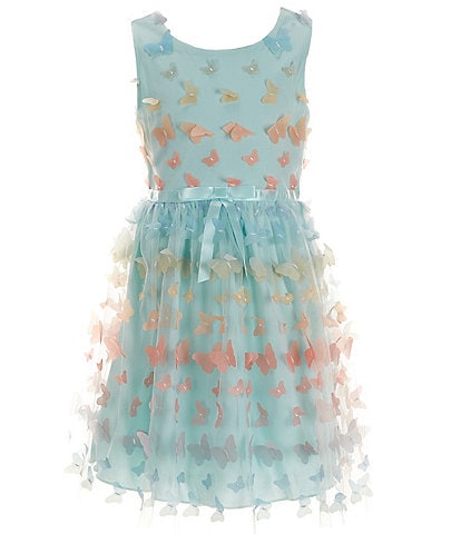 Xtraordinary Big Girls 7-16 Butterfly-Appliqued Tulle Fit & Flare Dress