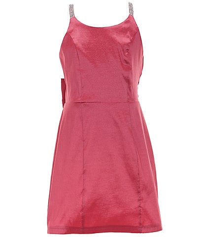 Xtraordinary Big Girls 7-16 Sleeveless Embellished X-Back Sheath Dress