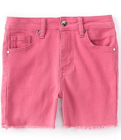 YMI Jeanswear Big Girls 7-14 Colored Twill High-Rise Shorts