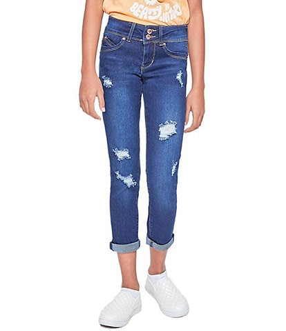 YMI Jeanswear Big Girls 7-14 WannaBettaFit Double-Cuffed Skinny Jeans