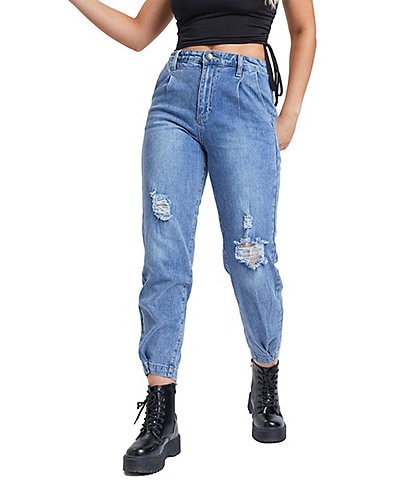 YMI Jeanswear High Rise Balloon Fit Ankle Jeans