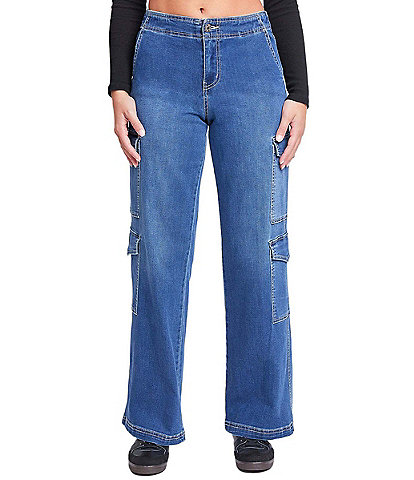 YMI Jeanswear High Rise Cargo Jeans