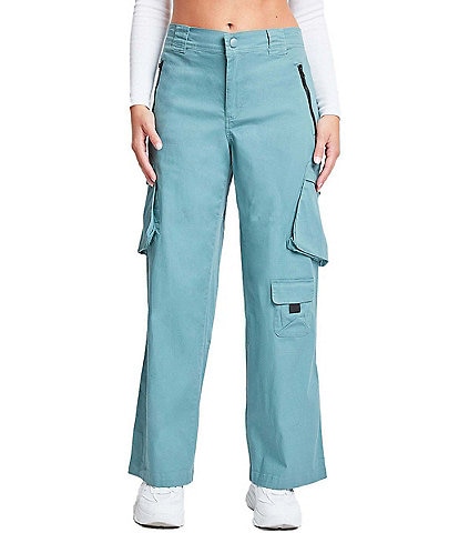 YMI Jeanswear High Rise Relaxed Straight Leg Cargo Pants
