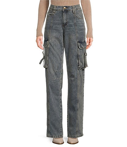 YMI Jeanswear High Rise Straight Leg Jeans