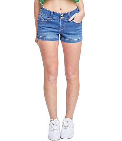 YMI Jeanswear Low Rise 2 Button Front Shorts