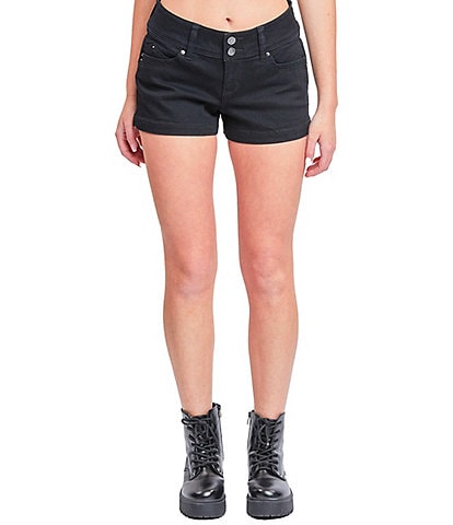 YMI Jeanswear Low Rise 2 Button Front Shorts