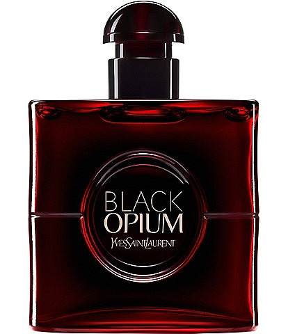 Yves Saint Laurent Beaute Black Opium Eau de Parfum Over Red