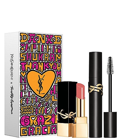 Yves Saint Laurent Beaute Lash Clash Mascara and The Bold Lipstick Gift Set