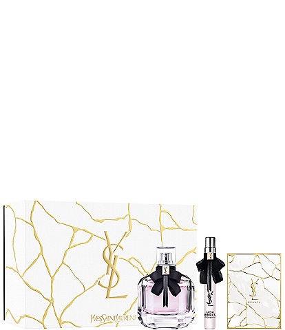 Yves Saint Laurent Beaute Libre, Black Opium and Mon Paris Discovery Trio  Fragrance Sampler Gift Set
