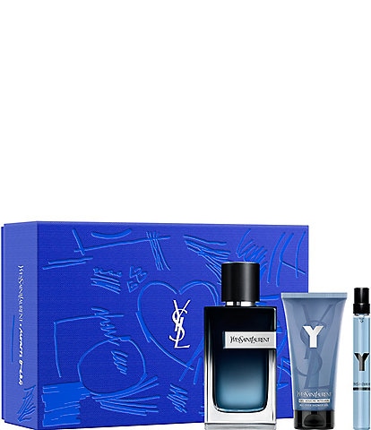 Yves Saint Laurent Beaute Y Eau de Parfum Men's 3-Piece Gift Set