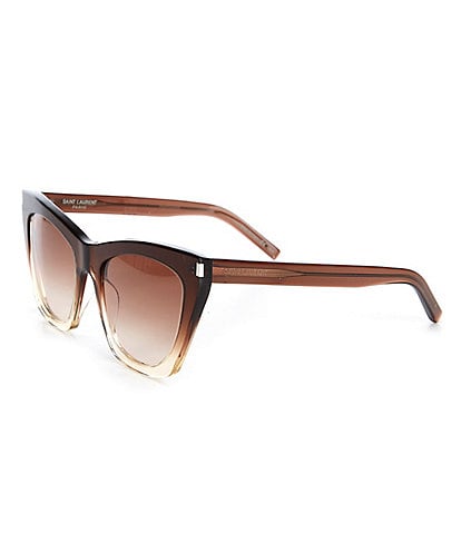 Saint Laurent Oversize Thick Rim Cat Eye Sunglasses