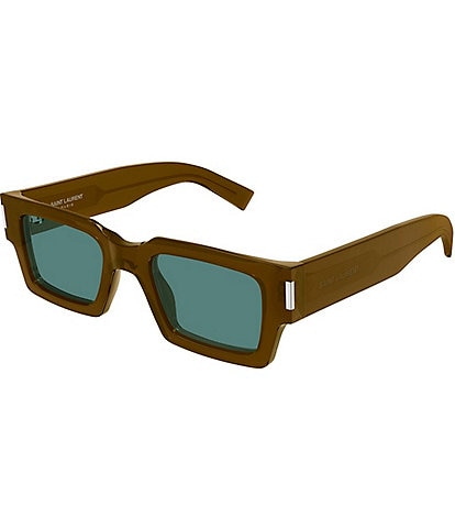 Yves Saint Laurent Men's Corner Angle 50mm Square Sunglasses