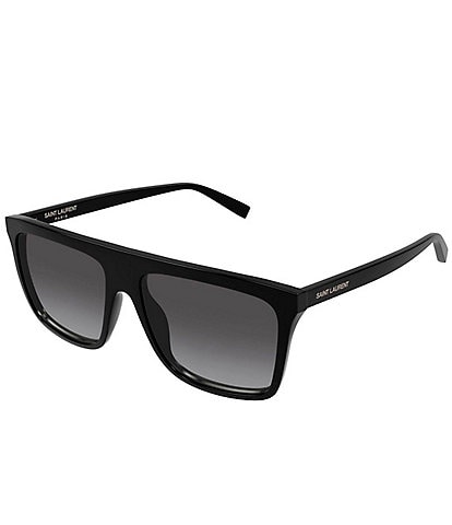 Yves Saint Laurent Men's New Essential 59mm Gradient Rectangle Sunglasses