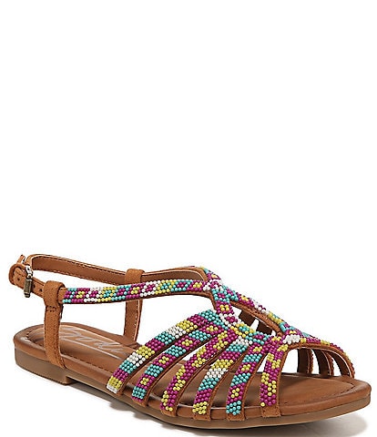 Zodiac Misha-Bead Boho Beaded Flat Sandals