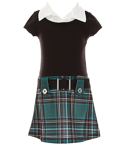Zunie Little Girls 2T-6X Short-Sleeve Marsha Dress