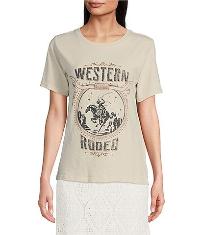 Zutter Short Sleeve Western Rodeo Tee Shirt
