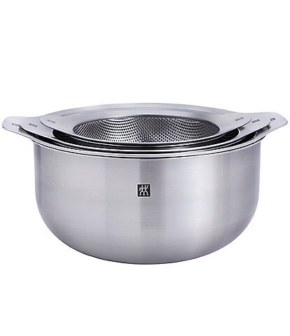 Zwilling Prep 6-Piece Nesting Bowl And Strainer Set