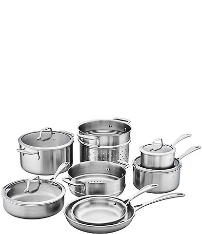 Zwilling Spirit 3-Ply 12pc Stainless Steel Cookware Set