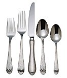 Reed & Barton Hammered Antique Stainless Steel Flatware Set | Dillard's