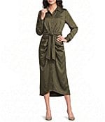 Alex Marie Coordinating Shirley Stretch Satin Skirt | Dillard's